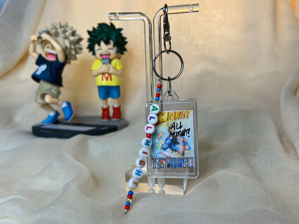 My Hero Academia All Might Collectible Card Keychain/Bag Charm My Hero Academia All Might Collectible Card Keychain/Bag Charm