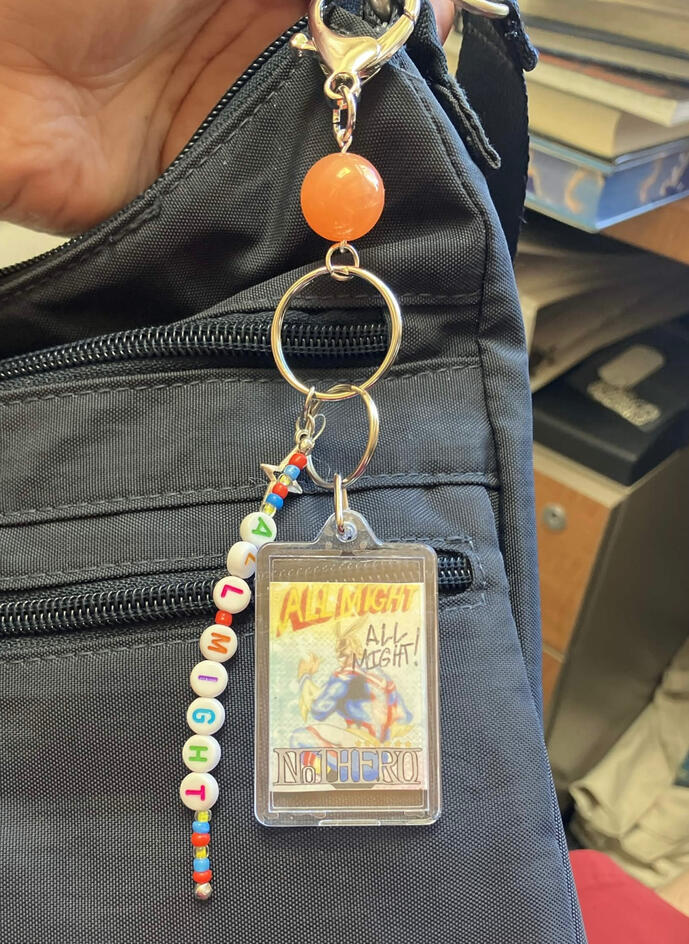 My Hero Academia-inspired keychain commission